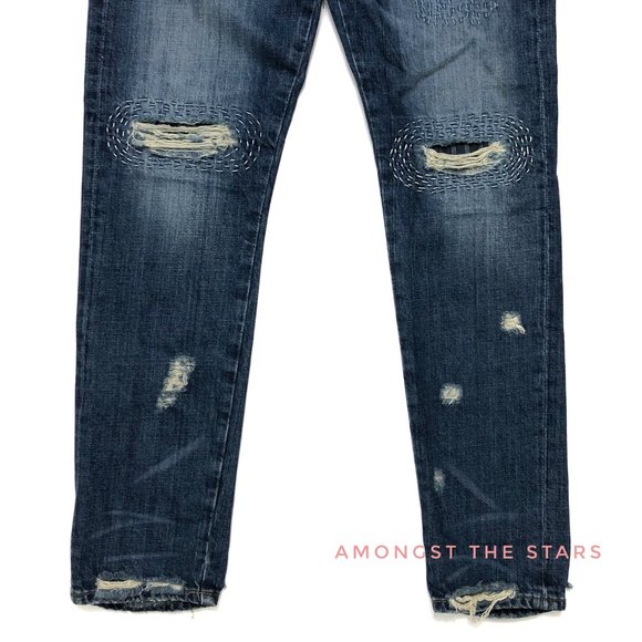 Miss Me Vintage Eagle Embroidered Boyfriend Jeans - Picture 8 of 12